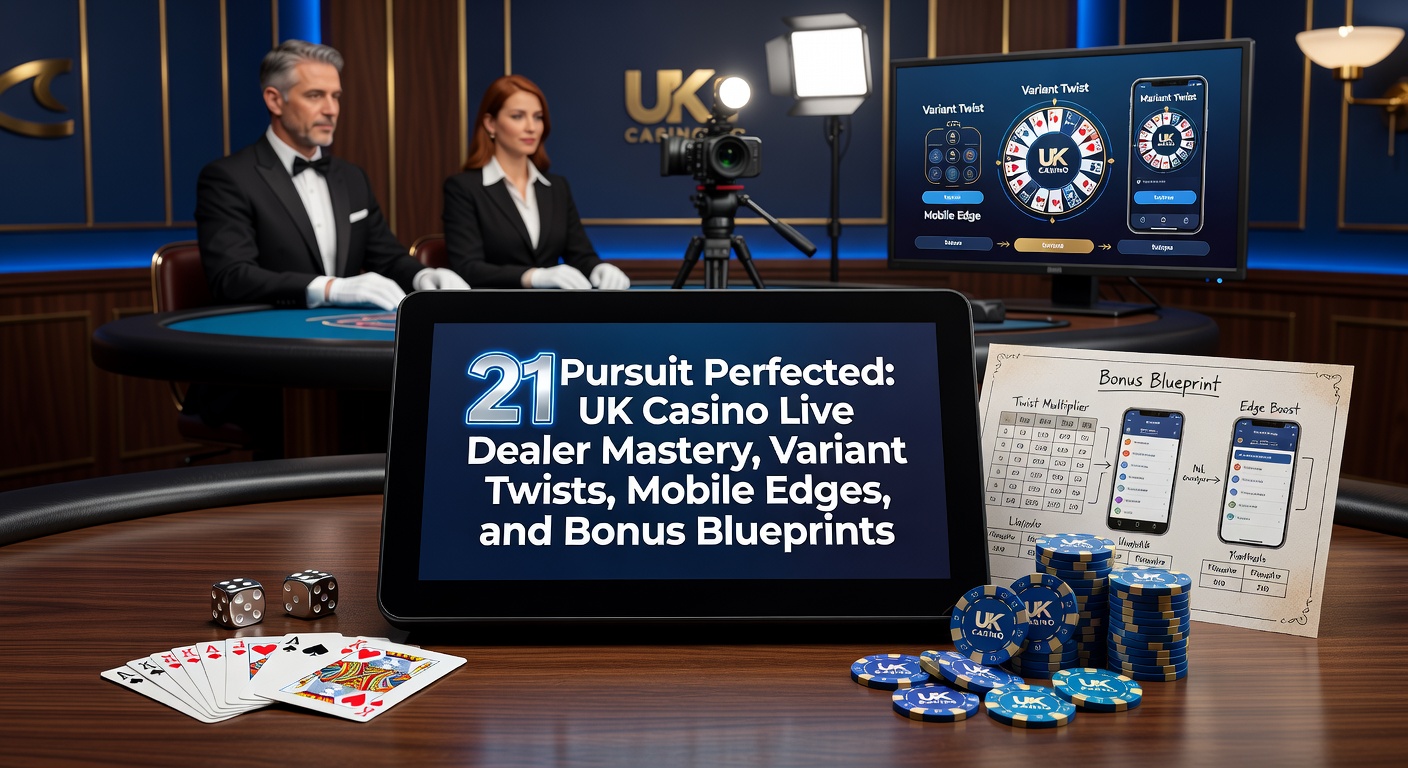 Live dealer at a UK online blackjack table, cards in motion under studio lights