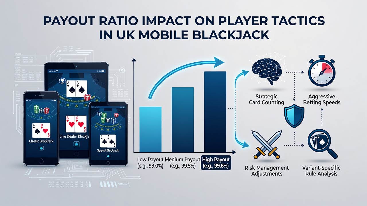 Close-up view of mobile blackjack interface highlighting payout ratio indicators and strategy recommendation overlays
