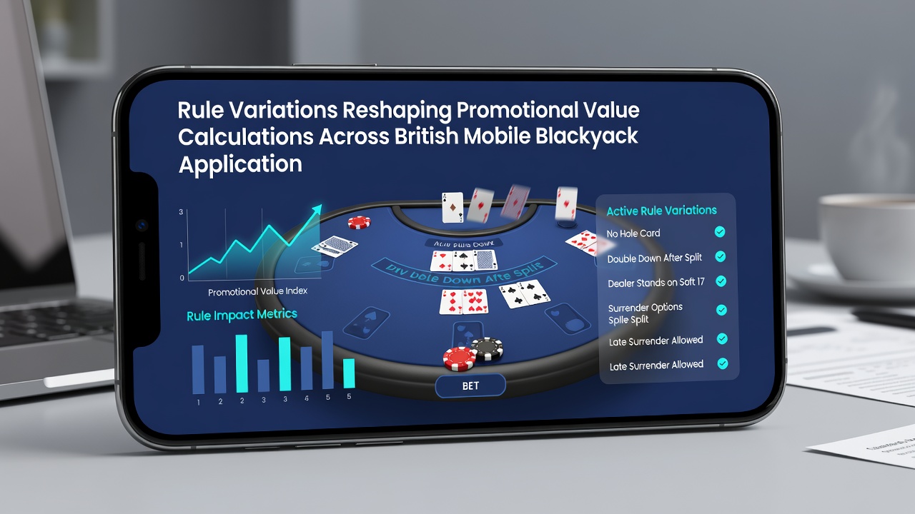 Mobile screen showing promotional bonus calculations tied to blackjack rules